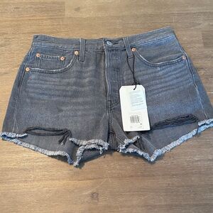Levi's Women's 501’s Dark Gray Jean Shorts